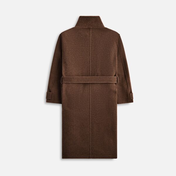 Wrap Coat With Contrast Stitch - Image 2